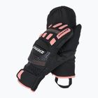 Mănuși de schi pentru copii  ZIENER Luron Aquashield PR Mitten black/pink vani
