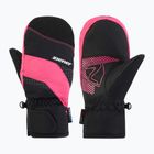 Mănuși de schi pentru copii ZIENER Luuki-Z Aquashield black/pop pink