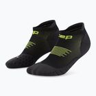 Șosete compresive pentru femei CEP Run No Show 5.0 black/lime