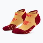 Șosete compresive pentru femei CEP Run No Show 5.0 marigold/burgundy