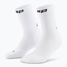 Șosete compresive pentru femei CEP Run Mid Cut 5.0 white
