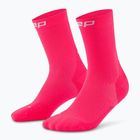 Șosete compresive pentru femei CEP Run Mid Cut 5.0 pink
