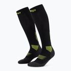 Șosete compresive pentru bărbați CEP Run Tall 5.0 black/lime