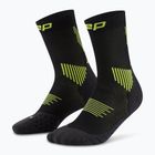 Șosete compresive pentru bărbați CEP Run Mid Cut 5.0 black/lime