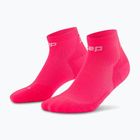 Șosete compresive pentru bărbați CEP Run Low Cut 5.0 pink