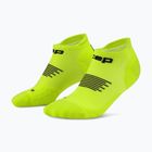 Șosete compresive pentru femei CEP Run No Show 5.0 lime/black
