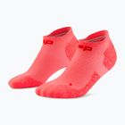 Șosete compresive pentru bărbați CEP Ultralight No Show 4.0 neon coral/red