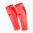 Benzi compresive gambe pentru femei CEP Ultralight Calf 4.0 neon coral/red