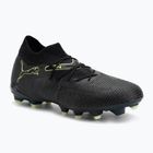 Încălțăminte de fotbal pentru bărbați PUMA Future 8 Match FG/AG puma black/fizzy light/green terrain