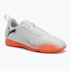 Încălțăminte de fotbal pentru copii PUMA Future 8 Play It Jr puma white/puma black/glowing red