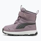 Ghete pentru copii PUMA Evolve Boot AC+ Inf plum jam/shadow gray