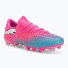 Încălțăminte de fotbal PUMA Future 9 Match Fusion FG/AG poison pink/puma white/sun stream/bright aqua/puma black