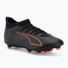 Încălțăminte de fotbal pentru copii PUMA Ultra 6 Match FG/AG Jr puma black/puma red