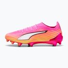 Încălțăminte de fotbal PUMA Ultra 6 Ultimate FG poison pink/puma white/sun stream/bright aqua/puma black
