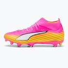Încălțăminte de fotbal PUMA Ultra 6 Match + FG/AG poison pink/puma white/sun stream/bright aqua/puma black
