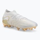 Încălțăminte de fotbal PUMA Future 9 Ultimate FG puma white/metallic gold