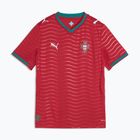 Tricou de fotbal pentru copii PUMA FPF Portugal Home Jersey Replica Club Jr roșu/verde