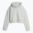 Bluză pentru femei Puma Hyrox World Cropped Hoodie light grey