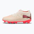 Încălțăminte de fotbal pentru copii PUMA Future 9 Pro FG/AG Jr sugared almond/puma white/ultra red/puma black