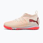 Încălțăminte de fotbal pentru copii PUMA Future 9 Match TT+ Mid Jr sugared almond/puma white/ultra red/puma black