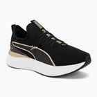 Încălțăminte pentru femei PUMA Softride Sabrina Polished Chrome puma black/puma white/puma gold