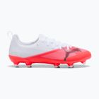 Încălțăminte de fotbal pentru copii PUMA Ultra 7 Match FG/AG Jr ultra red/puma black/puma white