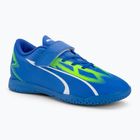 PUMA Ultra Play IT V Jr ghete de fotbal pentru copii ultra blue/puma white/pro green