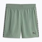Pantaloni scurți de antrenament pentru bărbați PUMA Fit Taped 7" Woven eucaliptus
