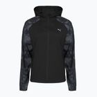 Geacă de alergare pentru femei Puma Run AOP Favorite Woven Jacket black