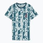 Tricou de fotbal pentru copii PUMA Neymar Jr Creativity Logo Tee ocean tropic/turquoise surf