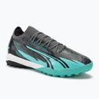 Încălțăminte de fotbal PUMA Ultra Match Rush TT strong gray/puma white/elektro aqua