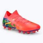 Încălțăminte de fotbal PUMA Future 7 Match Neymar Jr FG/AG sunset glow/black/sun stream/puma green/blue