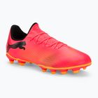 Încălțăminte de fotbal PUMA Future 7 Play FG/AG sunset glow/puma black/sun stream