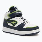 KangaROOS K-CP Dunkin Mid EV dark navy/lime pantofi pentru copii
