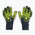 Mănuși de portar uhlsport Prediction Supergrip + HN navy/white/fluo yellow