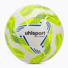 Minge de fotbal uhlsport 350 Lite Addglue white/fluo yellow/dark blue mărime 5