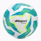 Minge de fotbal uhlsport Lite Soft 350 white/light blue/fluo yellow mărime 5
