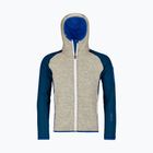 Hanorac cu glugă pentru bărbați Ortovox Fleece Plus Classic Knit gri 86942