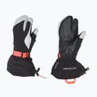 Mănuși de schi pentru femei ORTOVOX Merino Freeride 3 Finger black raven