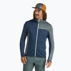 Hanorac pentru bărbați ORTOVOX Fleece Light Grid Hooded deep ocean