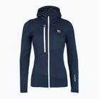 Bluză pentru femei ORTOVOX Fleece Grid Hoody deep ocean