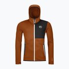 Bluză pentru bărbați ORTOVOX Fleece Hoody bristle brown