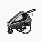 Remorcă de bicicletă Qeridoo Kidgoo 1 gri Q-KDG1-22-SG