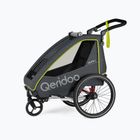 Remorcă de biciclete Qeridoo Qupa 1 lime
