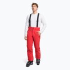 Pantaloni de schi pentru bărbați Descente Swiss roșii DWMUGD40