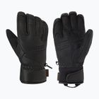 Mănuși de schi pentru bărbați Descente Black leather
