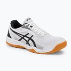 Pantofi de squash pentru bărbați ASICS Upcourt 5 alb / galben de siguranță