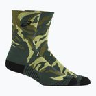 Șosete de alergat ASICS Color Camo Run Crew rain forest/cactus/glow yellow