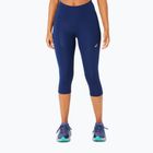 Colanți de alergat pentru femei ASICS High Waist Capri blue expanse