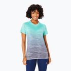 Tricou de alergat pentru femei ASICS Seamless aurora green/blue expanse